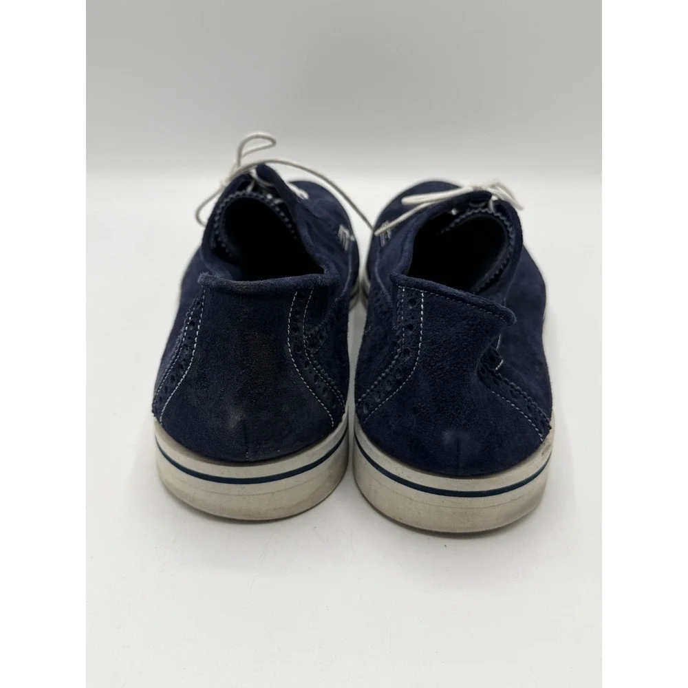 Antonio Maurizi 6833 Wingtip Navy Suede Mens Size 12 EU 45 No Box
